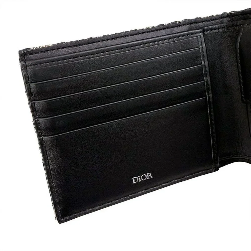 Dior Oblique Bifold Beige Wallet